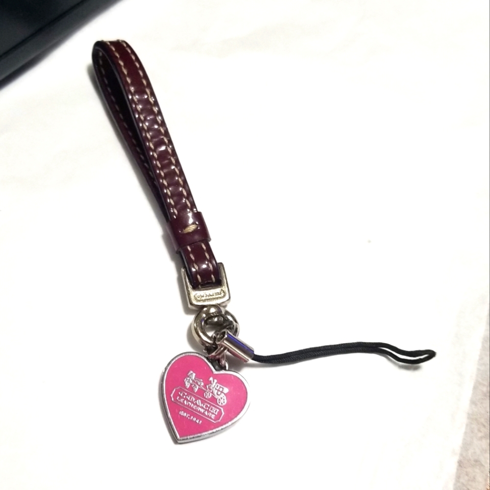 Coach Cell Phone Charm Accessory Strap